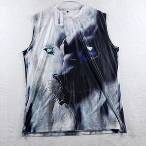 Coolmax Tank Top Lion Graphic Print‎ XXL